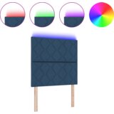  LED uzglavlje s dijamantnim uzorkom plave 90 cm tkanine | shoptok.hr