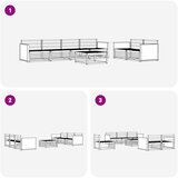 Set vanjskih sofa 7 kom. Prirodna Čvrsto drvo akacije | shoptok.hr