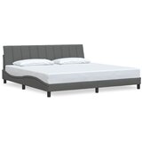  Okvir za krevet bez madraca Hanko tamnosivi 200x200 cm od tkanine | shoptok.hr