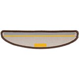  Prostirke za stepenice 15 kom 56x17x3 cm smeđe poluokrugle | shoptok.hr