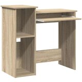 vidaXL Radni stol s policama boja hrasta sonome 84x40x78 cm drveni | shoptok.hr