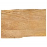 vidaXL Mizna plošča 70x40x3,8 cm naraven rob trden predelan les | Shoptok.si