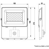  LED reflektor sa PIR senzorom 30W 6500K 4300lm | Eponuda.com