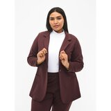 Zizzi Blazer 'Maddie' burgund | Shoptok.si