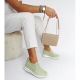 Gemre Green wedge sneakers Alquippa | Shoptok.si