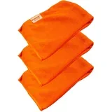 WHOOSH, Set 3 XL čistilnih krp iz mikrovlaken za elektronske naprave, Oranžna, (5000277304)