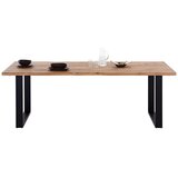 James Wood Jedilna Miza Wood, Hrast, Masivno, 220x100 | Shoptok.si