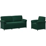  Set sofe 2 kom. Tamnozelena Baršun | shoptok.hr