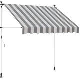  Ročno zložljivo senčilo Antracitna in bela 150 cm, (5000247744) | Shoptok.si