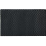  Vrtni barski stol crni 100 x 60,5 x 110,5 cm od poliratana | shoptok.hr