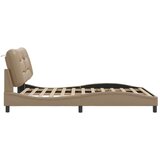  Posteljni okvir z vzglavjem kapučino 140x200 cm umetno usnje, (21081463) | Shoptok.si