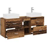  Set ormarića za kupaonicu 3 kom. Staro drvo 49,5 x 41 x 62,5 cm | shoptok.hr