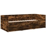 vidaXL Dnevni krevet s ladicama boja dimljenog hrasta 75x190 cm drveni | shoptok.hr