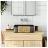 vidaXL umivaonik crno-smeđi 46 x 35 5 x 13 cm keramički | shoptok.hr