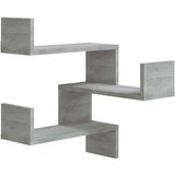 vidaXL Stenska kotna polica 2 kosa siva sonoma 40x40x50 cm | Shoptok.si