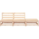  Vrtna sofa bez naslona za ruke s tabureom od masivne borovine | Eponuda.com