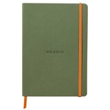  Notes A5, Rhodiarama soft, s gumicom, diktando crte, sage | shoptok.hr