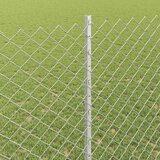  Ograda od lančanih veza s postom 10 x 1,4 m Srebrna Mreža | shoptok.hr