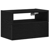 Maison Chic Stenska Nočna omarica - Nočna miza črna 45x26x28,5 cm, (21687456) Cene