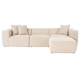 Atelier Del Sofa ugaona garnitura Lora (L1 O1 1R POUFFE ) Peach Cene
