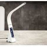  Immax 08949L - prigušiva LED stona lampa sa displejem LEATHER LED/7W/230V bela | Eponuda.com
