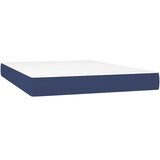  s oprugama i madracem plavi 140 x 190 cm od tkanine | shoptok.hr