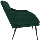  Klupa tamnozelena 110 x 76 x 80 cm baršunasta | shoptok.hr