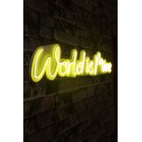 Wallity Dekorativna plastična LED rasveta World is Mine Yellow | ePonuda.com