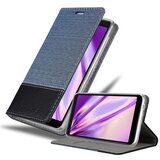  Ohišje, združljiv z Wiko v temno modri črni barvi - zaščitni pokrov z magnetnim zapiranjem, stoječo funkcijo in režo za kartico, (20570555) | Shoptok.si