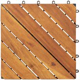  Pločice za decking 20 kom. Smeđa 30 x 30 cm Acacijsko drvo | shoptok.hr
