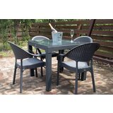  Sto 90x90 sa staklom Crni | Eponuda.com