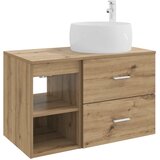 vidaXL Komplet pohištva za kopalnico 2 pcs Artisan hrast, (5000245941) | Shoptok.si