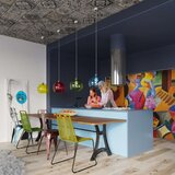  Obesna svetilka BALL rdeča, (21347593) | Shoptok.si