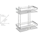 Wenko 20410100-PREMIUM polica od nerđajućeg čelika 24x27 cm inox/srebrna Cene