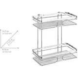 20410100-PREMIUM polica od nerđajućeg čelika 24x27 cm inox/srebrna