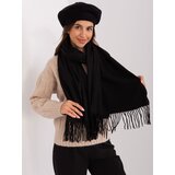 Wool Fashion Italia Scarf-AT-SZ-23185.90P-black | Shoptok.si