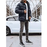 DStreet Navy blue men's quilted winter jacket TX4192 | shoptok.hr