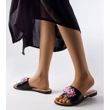  Black sandals with crystals Lowa | Shoptok.si