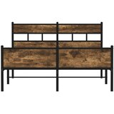  Okvir kreveta bez madraca boja hrasta 137 x 190 cm drveni | shoptok.hr