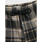 Sinsay Oversize hlače s dodatkom viskoze na karirani uzorak | shoptok.hr