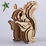  3d drvena puzzle - VEVERICA Cene