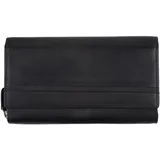 Novčanik veliki ženski kožni sa RFID zaštitom vintage 80488 18,5x11x3,5 crna