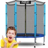 Neo-Sport 140 cm Garden Trampoline for Kids - Safe and Fun Outdoor Activity, (21740594)