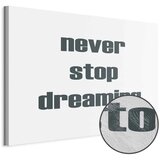  Slika - Never Stop Dreaming (1 Part) Wide 60x40 Premium Print | shoptok.hr