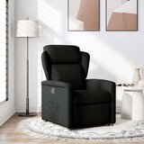 vidaXL Naslanjač iz črnega blaga | Shoptok.si