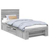  Krevetna konstrukcija Siva Sonoma 80 x 200 cm Konstruirano drvo | shoptok.hr