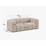 Micadoni Zelena sofa od šenila 200 cm Lupine – | shoptok.hr