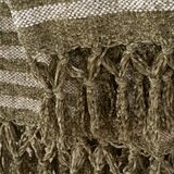 Catherine Lansfield Zelena žametna odeja 130x170 cm Stripe Chenille – | Shoptok.si