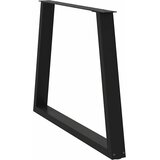  Noge za blagovaonski stol V-oblika 2 kom Crne 90 x (72-73,3) cm Čelik | shoptok.hr
