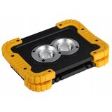  LED punjivi reflektor sa funkcijom powerbanke LED/20W/5V 4400 mAh IP44 crna/žuta | Eponuda.com